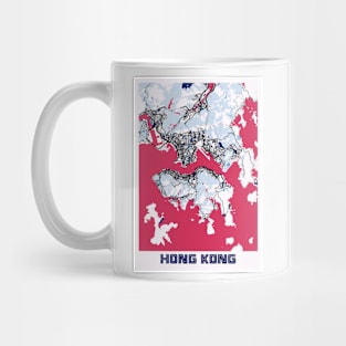 Hong Kong - Hong Kong MilkTea City Map Mug